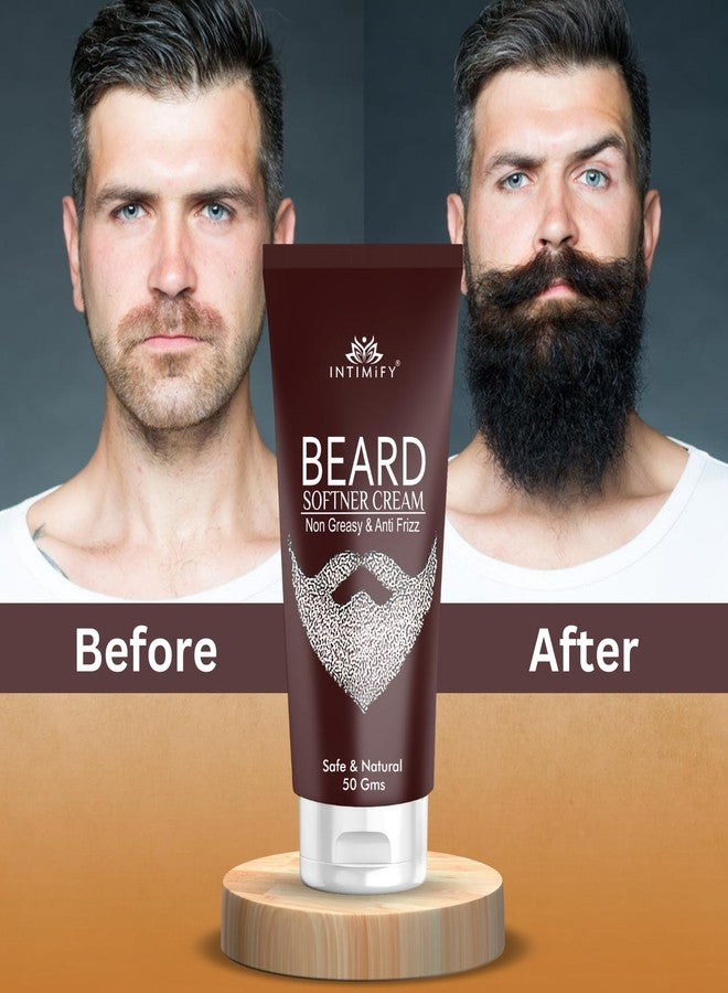 INTIMIFY كريم تنعيم اللحية للرجال من إنتيميفاي | يرطب وينعم اللحية | كريم تنعيم اللحية للرجال | كريم تنعيم اللحية | كريم تنعيم اللحية (٥٠ جم) - Image 3